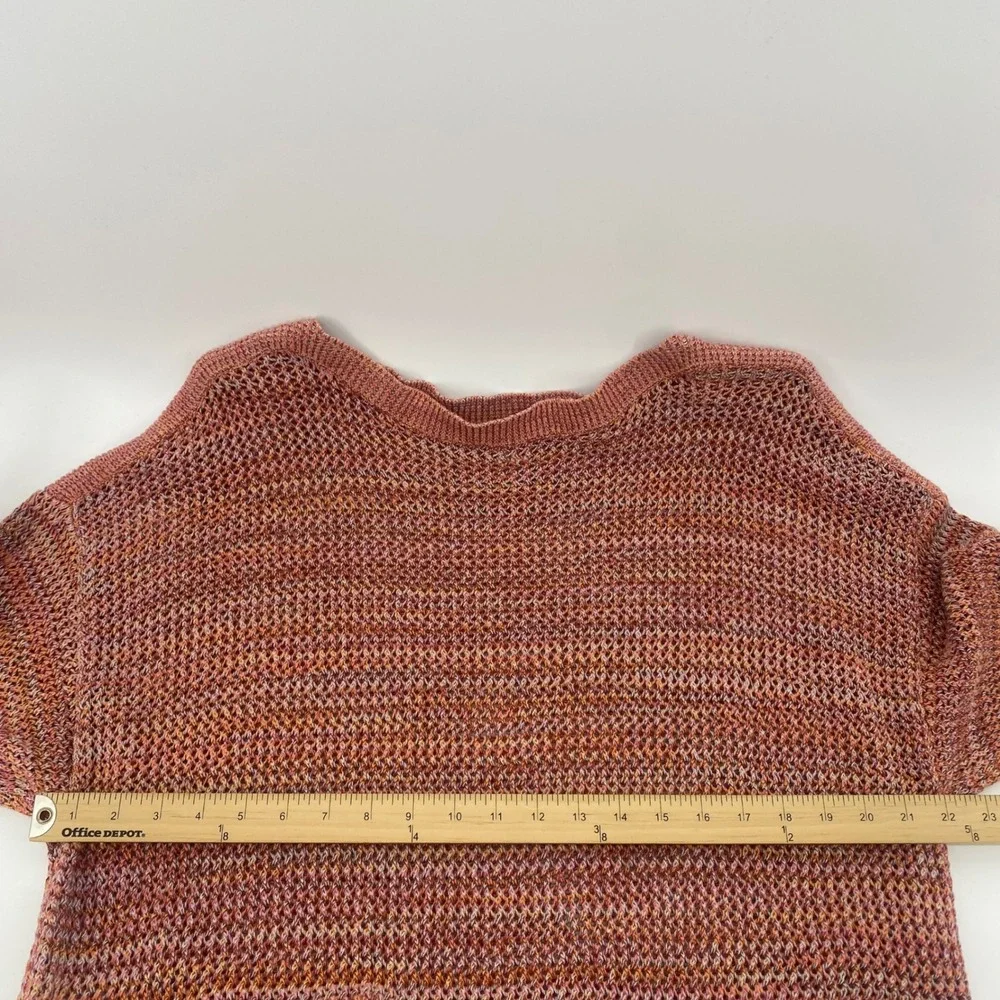 Old Navy Sweater Womens 2X Warm Multi Space Dye Cotton Modern Boatneck